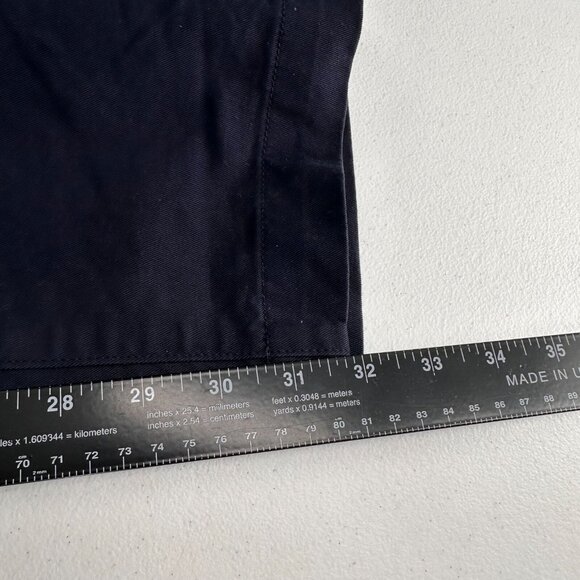 Gap Mens Essential Khaki Athletic Fit Pants 38X32 Navy Blue Cotton Blend Preppy - Picture 5 of 10